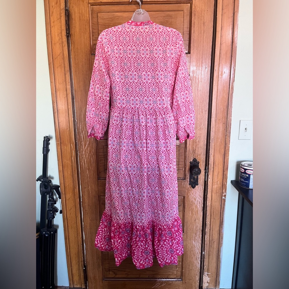 Pink Patterned Women's Duster - image 2